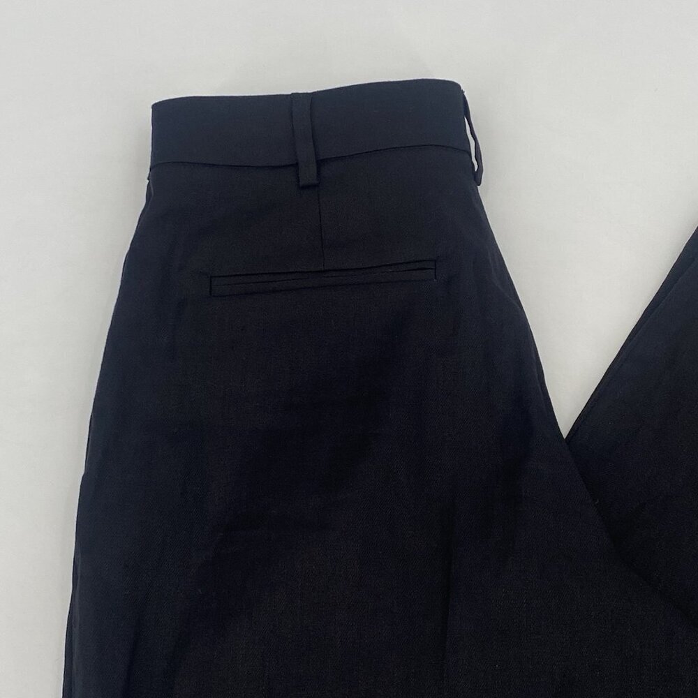 Rails Size 6 Black Marnie Linen Wide Leg Trouser Pant NWT - Picture 16 of 16